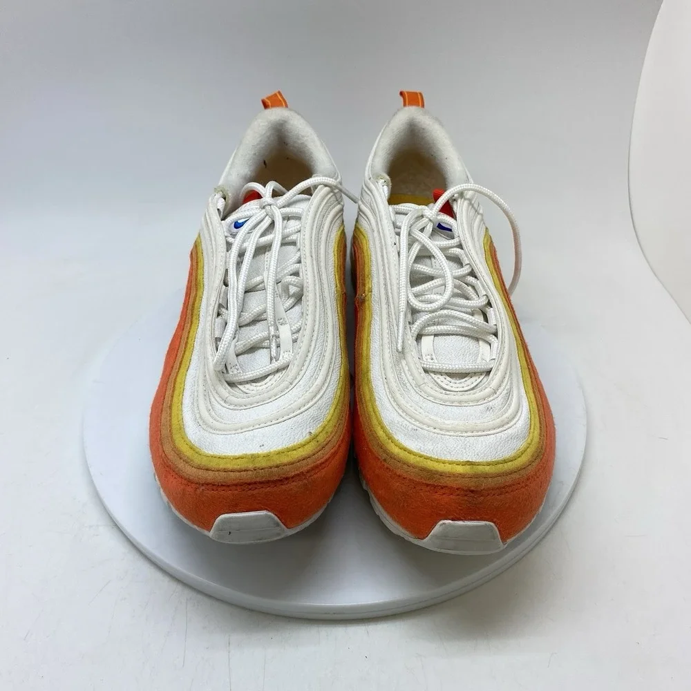 Nike Air Max 97 Sneakers Mens 11 Athletic Club Orange DQ8237-800 Casual Shoes